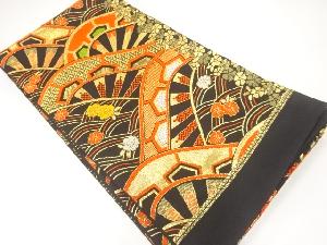 波車模様織出し子供帯